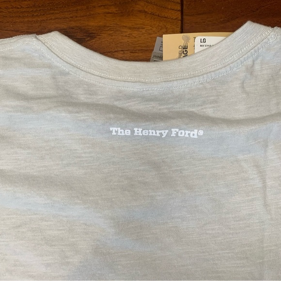 Henry Ford Museum Women's L Grey Tee "Whether You Think You Can Or Can't You're - Picture 7 of 10
